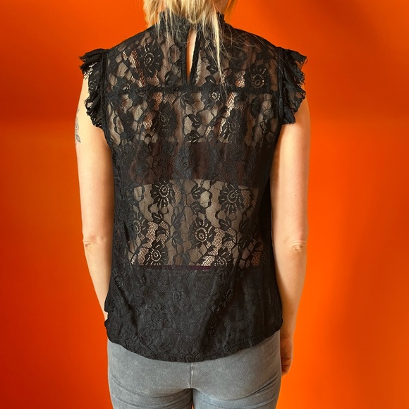 Lydell Black lace shirt - Picture 2 of 3